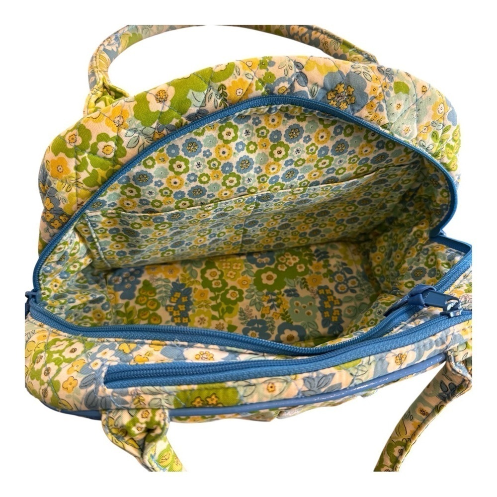 Vera Bradley Med Bowler Bag in English Meadows Print - Picture 5 of 9